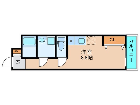 仮)渚元町新築アパートの物件間取画像